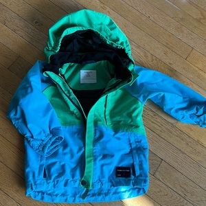 Polar O Pyret rain jacket with removable hood